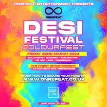 Load image into Gallery viewer, 😍 THE HOLI DESI FESTIVAL IN LONDON 🎶🎉🎊🌈🎨 SPECIAL EDITION ❤️
