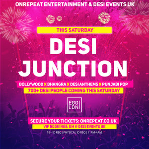 SOLD OUT ✅ ❤️ DESI JUNCTION: THE BIG FUN TAKEOVER ❤️  LAST ENTRY 3AM