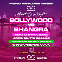 Load image into Gallery viewer, SOLD OUT THIS FRIDAY 😍 BOLLYWOOD VS BHANGRA: THE ULTIMATE FUN DESI NIGHT 😍
