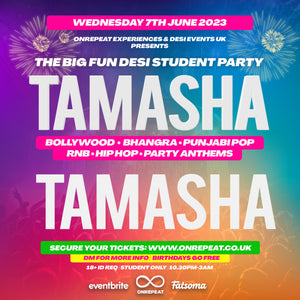 😍 TAMASHA 😍 YOUR FUN DESI STUDENT PARTY 🎉🎶💃🏽🕺🏽