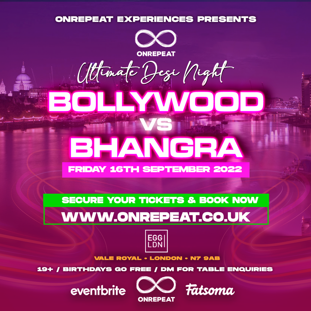 SOLD OUT! 😍 Your Special Bollywood vs Bhangra 😍