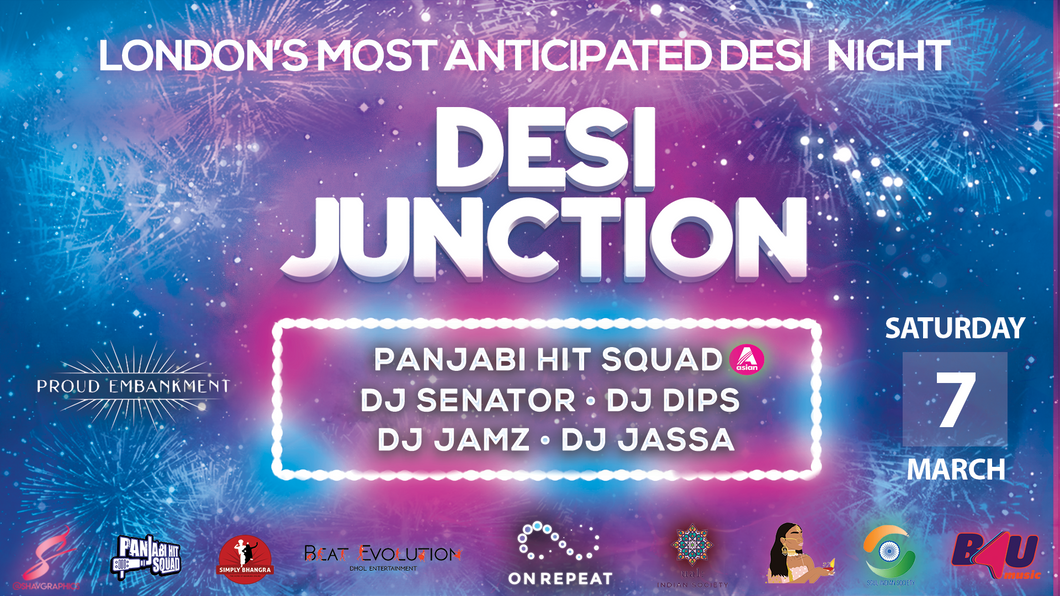 SOLD OUT! DESI JUNCTION (07/03/20)