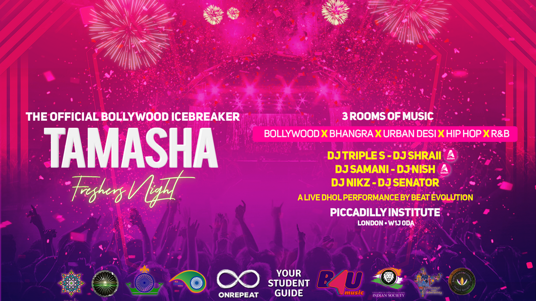 SOLD OUT! Tamasha Freshers Night 2021 - The Official Bollywood Icebreaker